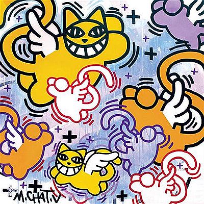 Chat et baballes