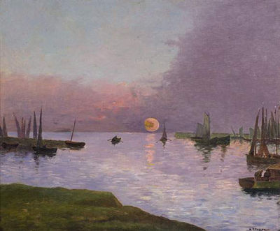 PORT DE BRETAGNE (SORTIE) by Jacques Henri Delpy - Auction record, sale price, and art valuation. Compare with similar artists and explore comparable artworks.