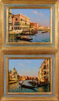 Vues de Venise (pair)