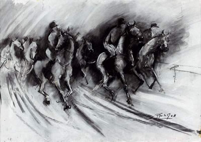 Le Galop by Rio Legall - Auction record, sale price, and art valuation. Compare with similar artists and explore comparable artworks.