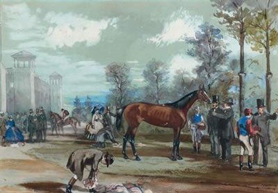 Scène de course