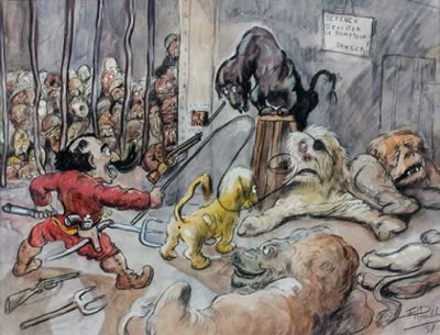 Le dompteur by Fred Pailhes - Auction record, sale price, and art valuation. Compare with similar artists and explore comparable artworks.