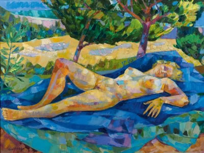 Sample artwork by Gerard Calvet (1926 - 2017), known for painting - View similar artists and auction records