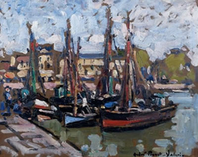 Bateaux au port by Andre Prevot-Valeri - Auction record, sale price, and art valuation. Compare with similar artists and explore comparable artworks.