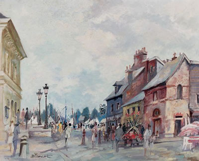 Honfleur, La place Arthur Boudin