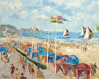 Deauville by Fernand Herbo - Auction record, sale price, and art valuation. Compare with similar artists and explore comparable artworks.