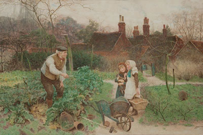 Fermier et jeunes filles au jardin by Charles Gregory - Auction record, sale price, and art valuation. Compare with similar artists and explore comparable artworks.