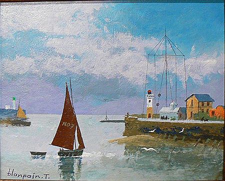 Sortie du port d'Honfleur by Jean-Marie Luc Blanpain - Auction record, sale price, and art valuation. Compare with similar artists and explore comparable artworks.