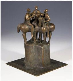 "Reitergruppe IV", ("Begegnung dreier Reiter")