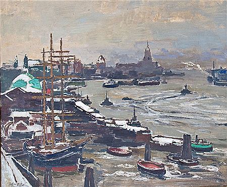 Hamburg Harbour.