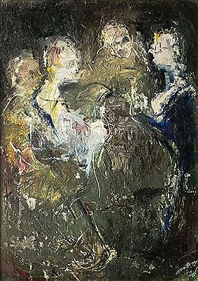 Kartenspielerrunde