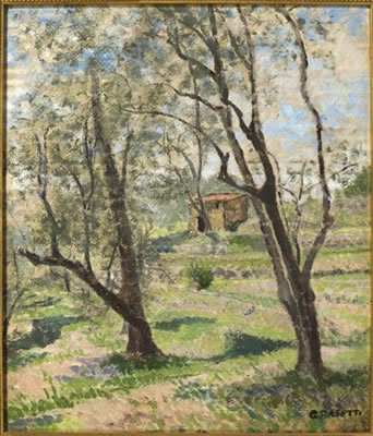 Paysage au verger