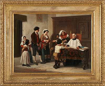 Sample artwork by Gennaro Guglielmi (1804 - 1887), known for painting - View similar artists and auction records