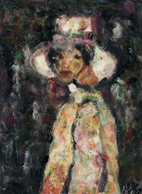 Dame mit Hut
