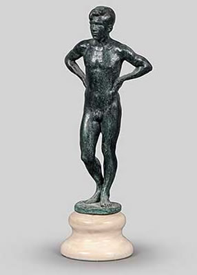 Stehender männlicher Akt by Fritz Best - Auction record, sale price, and art valuation. Compare with similar artists and explore comparable artworks.