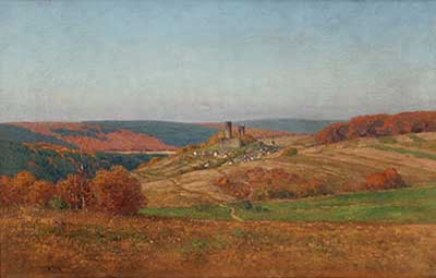 Herbstlicher Taunus mit Blick auf Oberreifenberg