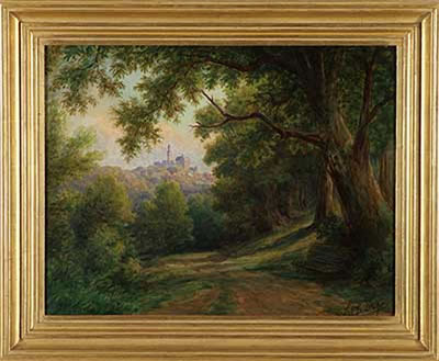 Blick vom Hardtberg nach Kronberg