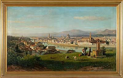 Das sommerliche Florenz by Lorenzo Gelati - Auction record, sale price, and art valuation. Compare with similar artists and explore comparable artworks.