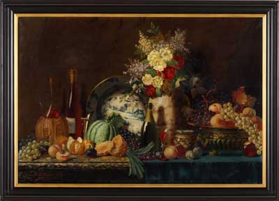 Früchtestillleben mit Fayenceteller by Max Otto Beyer - Auction record, sale price, and art valuation. Compare with similar artists and explore comparable artworks.
