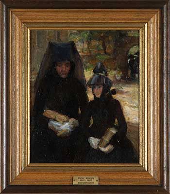 Sample artwork by Walter Waentig (1881 - 1962), known for paintings, watercolor and etchings, landscape, figures, portraits and buildings - View similar artists and auction records
