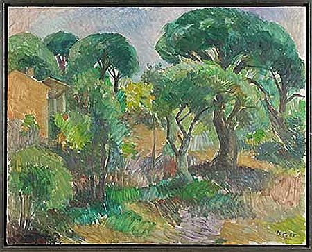 Südländische Landschaft"