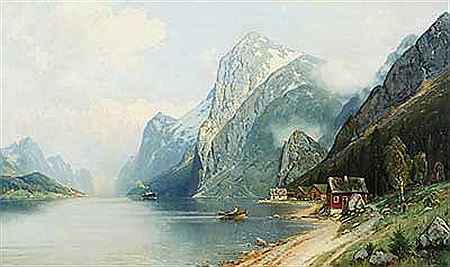 Fjord im Sommer