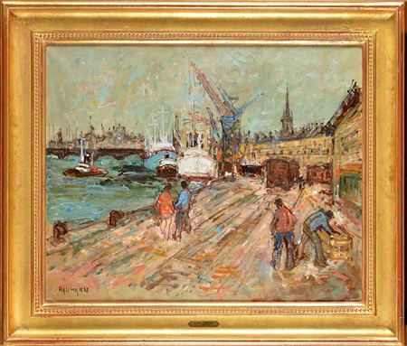 LES BATEAUX À BORDEAUX by Joseph Raumann - Auction record, sale price, and art valuation. Compare with similar artists and explore comparable artworks.