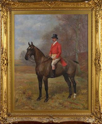PORTRAIT OF GENERAL MORANT MOUNTED UPON HIS HORSE SUDANI