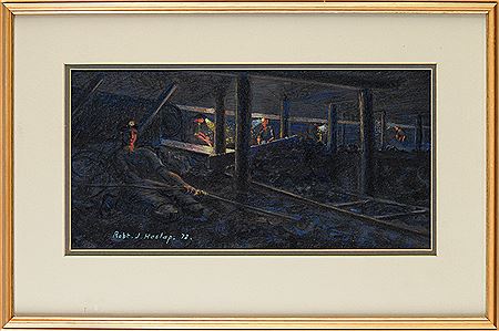 Sample artwork by Robert John Heslop (1907 - 1988), known for painting - View similar artists and auction records