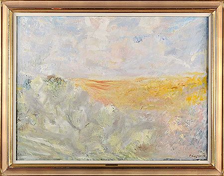AN IMPRESSIONISTIC SUMMER LANDSCAPE