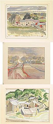 "KIRKHARLE", "RAMSHAW MILL - WALK ON TYNE" AND ANOTHER VIEW IN NORTHUMBERLAND (3)