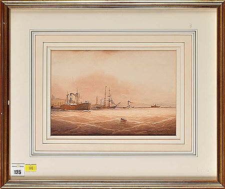 Sample artwork by Norman Septimus Boyce (1895 - 1962), known for fishing, marine painting - View similar artists and auction records