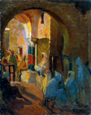 Le café maure en Tunisie by Marie Anne Nivoulies De Pierrefort - Auction record, sale price, and art valuation. Compare with similar artists and explore comparable artworks.