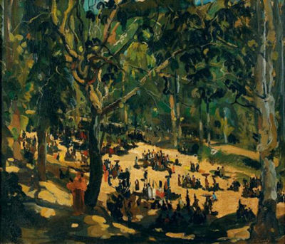 Scène de marché by Clement Edmond Theodore Marie Serneels - Auction record, sale price, and art valuation. Compare with similar artists and explore comparable artworks.