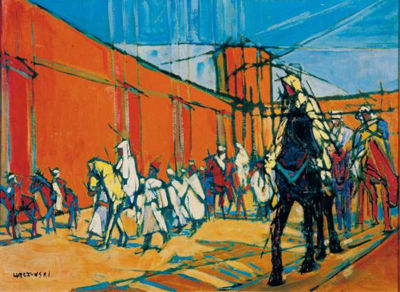 Le roi et sa garde, Marrakech