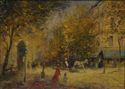 Sample artwork by Paul Flaubert (1928 - 1994), known for landscape painting - View similar artists and auction records