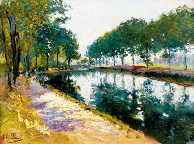 Fishermen along the Canal