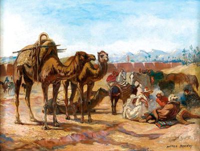 Sample artwork by Matteo Brondy (1866 - 1944), known for painting - View similar artists and auction records