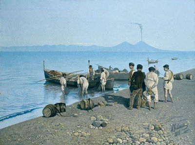 Sample artwork by Giovanni Battista Filosa (1850 - 1935), known for painting, landscape and genre - View similar artists and auction records