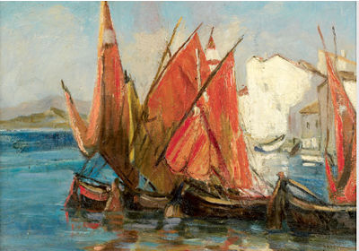 Le Port de Saint-Tropez by Maria Louguinine-Wolkonsky - Auction record, sale price, and art valuation. Compare with similar artists and explore comparable artworks.
