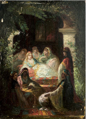 Scène de harem