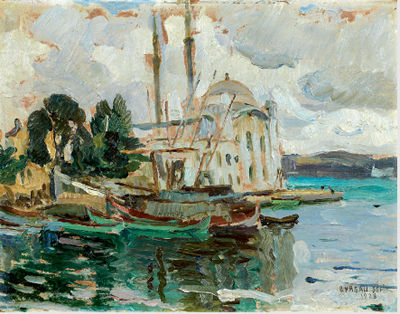 Sample artwork by Sefik Bursali (1902/03 - 1990), known for painting - View similar artists and auction records