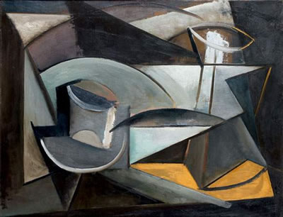 Composition à la tasse by Youla Chapoval - Auction record, sale price, and art valuation. Compare with similar artists and explore comparable artworks.