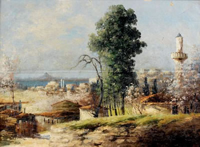 Vue des hauteurs d'Istanbul