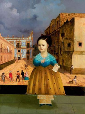 Petite fille à la lettre