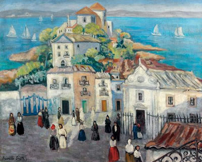 Village animé au bord de la mer by Francis Smith - Auction record, sale price, and art valuation. Compare with similar artists and explore comparable artworks.