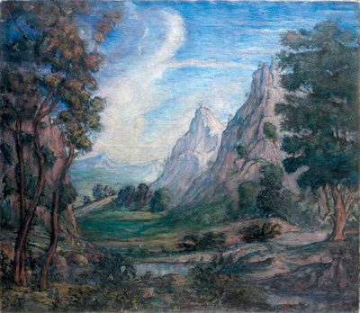 Paysage romantique by Konstantin Fedorovich Bogaevsky - Auction record, sale price, and art valuation. Compare with similar artists and explore comparable artworks.