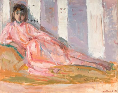 Aïcha en robe rose