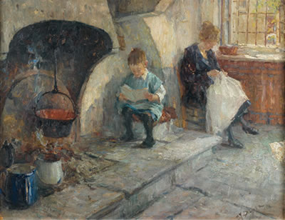 Devant l'âtre by Pierre Jacques Dierckx - Auction record, sale price, and art valuation. Compare with similar artists and explore comparable artworks.