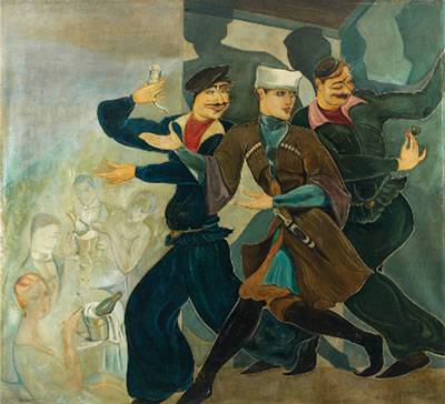 Scène de cabaret, 1920-26 by Lado Goudiachvili - Auction record, sale price, and art valuation. Compare with similar artists and explore comparable artworks.